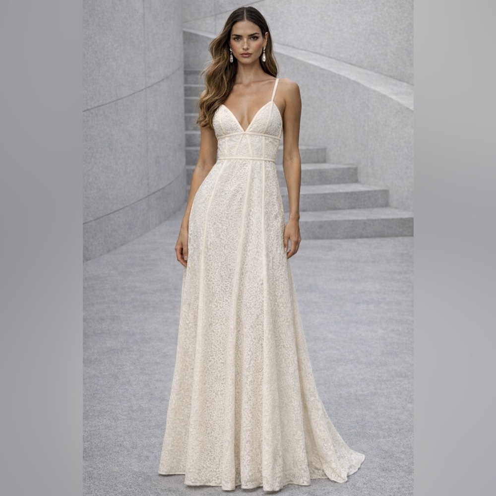 BCBGMaxAzria “Lourie” Lace Maxi Dress – Size 0 | New Without Tag